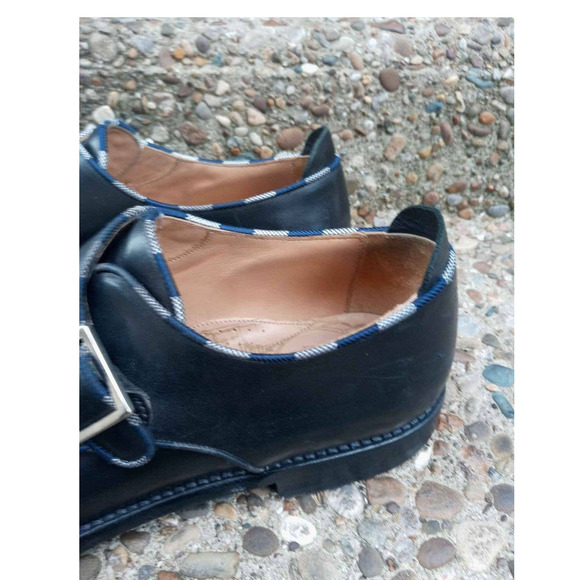 AUTHENTIC JUSTIN DEAKIN MONK STRAP LOAFERS - SIZE 10/ Made in Italy main image 13